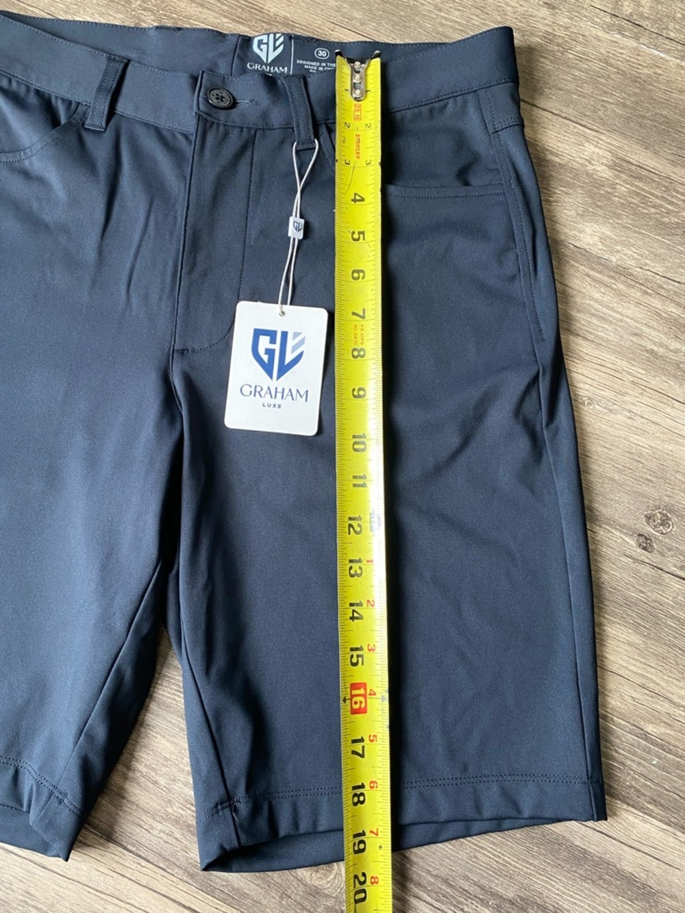 NEW Graham Luxe Golf Performance Stretch Shorts Size 30 - Picture 2 of 8